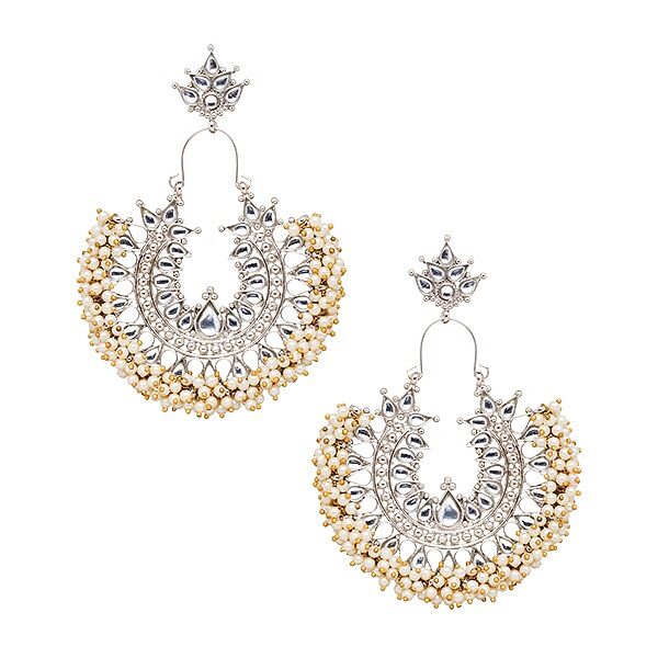 Gatsby Earrings in Silver on Sale