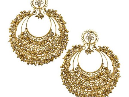 Siya Earrings in Gold For Sale