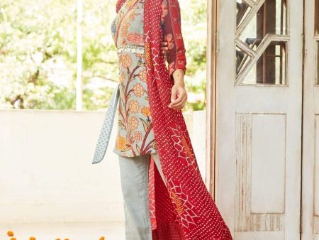 Bandhani Cape with Kurta & Pants For Cheap