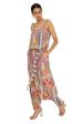 Aima African Print Embroidered Crepe Jumpsuit Online Sale