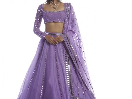 Catnip Purple Lehenga Set Fashion