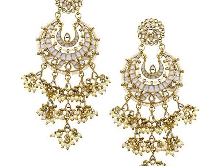 Suha Earrings in Pearl Cheap