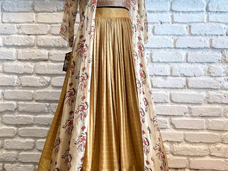 Beige & Mustard Lehenga Fashion