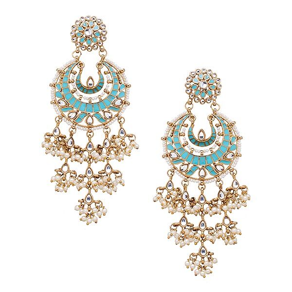 Suha Earrings in Turquoise Online Sale