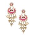 Suha Earrings in Pink Hot on Sale