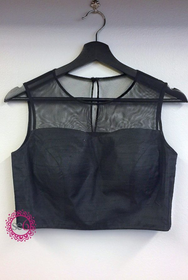 Sheer Illusion Blouse Fashion