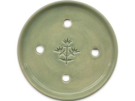 Ceramic Soap Dish in Olive Supply