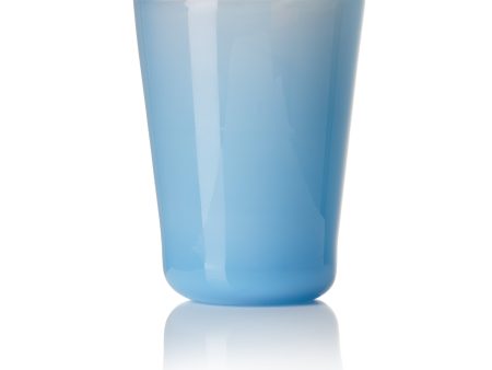 Thyme Hand Blown Water Glass in Opaque Blue Online