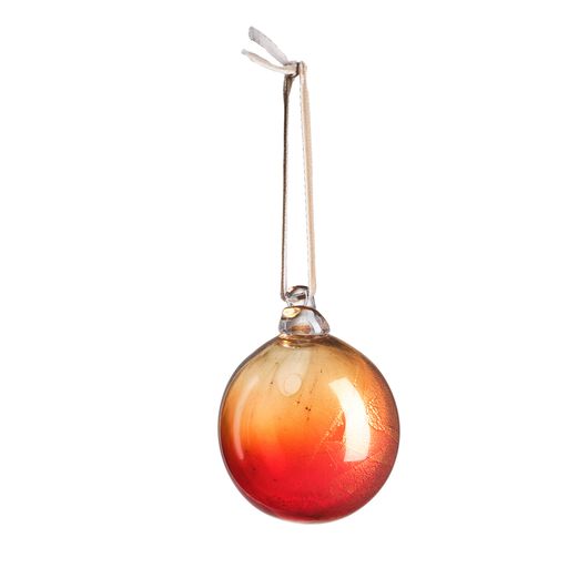 Glass Bauble -Red Gold Online Sale