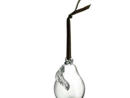 Pear Christmas Decoration - Clear Hot on Sale