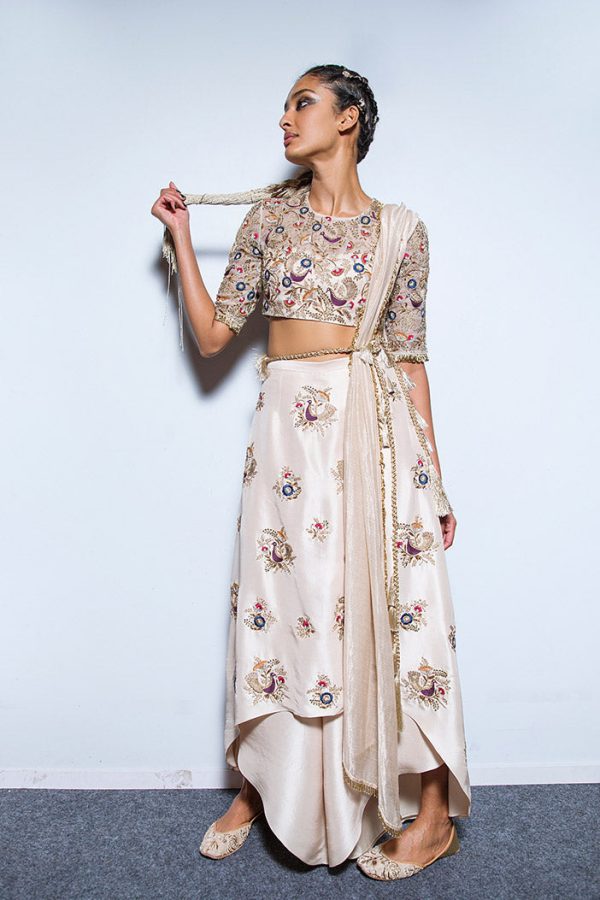 GULBANU SKIRT PALAZZO SET Online Sale