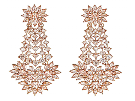 Fariya Drop Earrings in Champagne For Discount