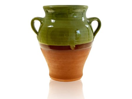 Farmhouse Utensil Pot in Green Online now