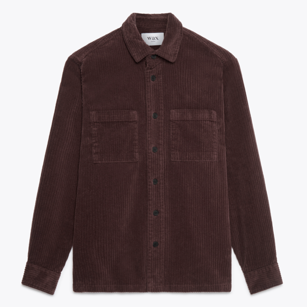 Whiting Overshirt - Maroon Cord Cheap