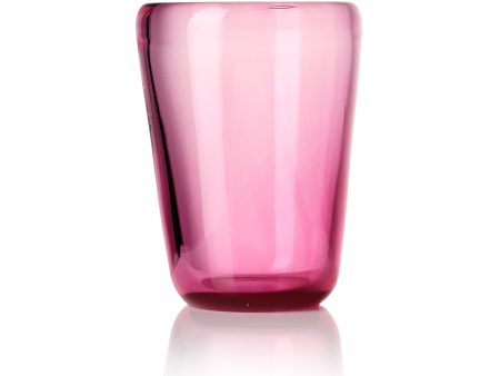 Thyme Hand Blown Water Glass in Ruby Online now