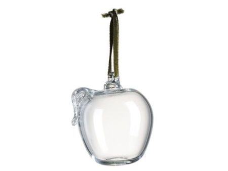 Apple Christmas Decoration - Clear For Sale