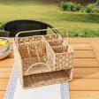 Better Homes & Gardens Resin Rattan All-in-one Serving Caddy, Beige Fashion