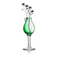 Pear Bud Vase with Stem - Green Hot on Sale