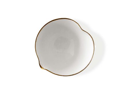 Heart Bowl with Gold Rim Sale