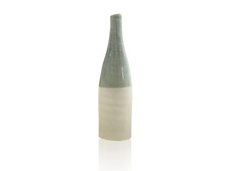 Ceramic Bottle Bud Vase - Light Blue Online Hot Sale