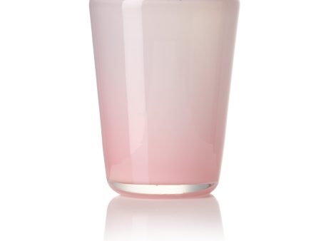 Thyme Hand Blown Water Glass in Opaque Pink For Discount