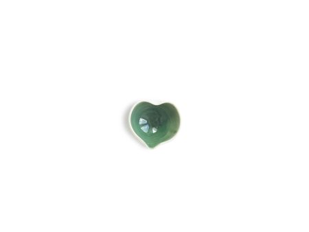 Heart Bowl with Spring Green Centre For Cheap