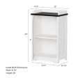 Somerset Home Bathroom Cabinet – Floor Cupboard for Storage (White) Online Sale