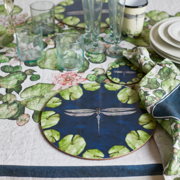 Dragonfly and Waterlily Coaster Sale