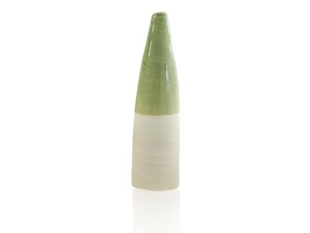 Ceramic Bottle Bud Vase - Light Green Sale