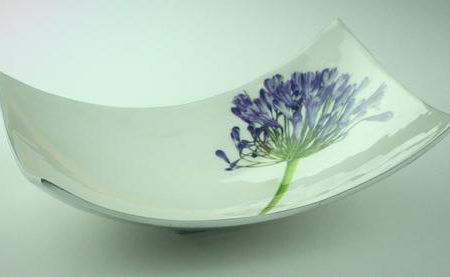 Agapanthus Rectangular Dish 28cm Supply