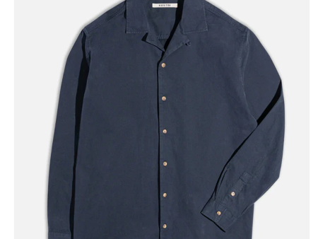 Tain Shirt in Navy Discount