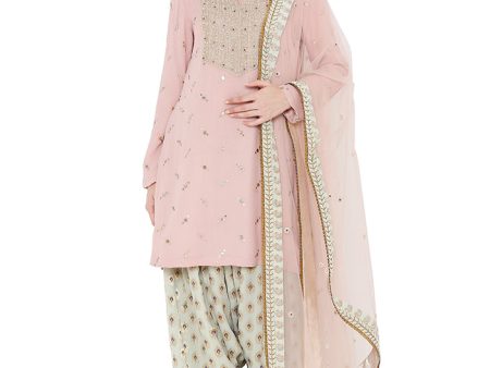 ROSE PINK SALWAR SET Online