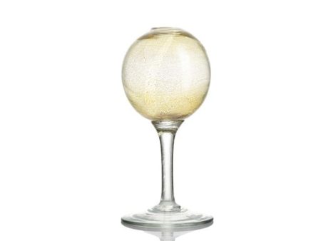 Round Bud Vase with Stem - Gold Fashion