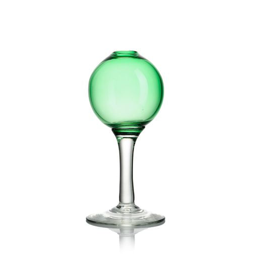 Round Bud Vase with Stem - Green Discount