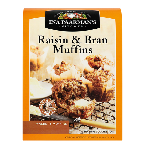 Ina Paarman Bake Mix Raisin & Bran Muffins Online Hot Sale