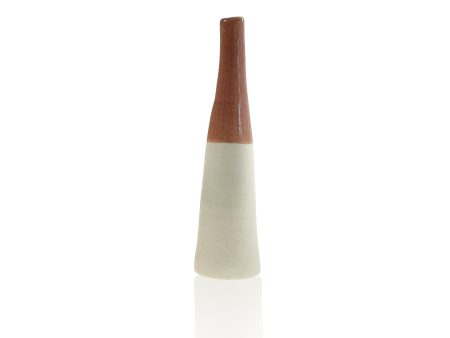 Ceramic Bottle Bud Vase - Plum Cheap