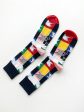 Elleonor - Vichy Dolphins Socks For Cheap