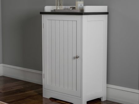 Somerset Home Bathroom Cabinet – Floor Cupboard for Storage (White) Online Sale