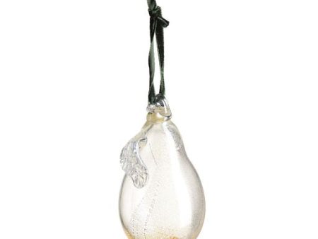 Pear Christmas Decoration - Gold Supply