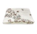 Almond Blossom Border Linen Table Cloth For Sale