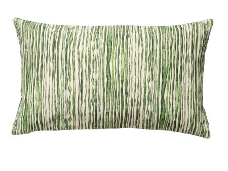 Stem Stripe Green Cushion 30x50cm Discount