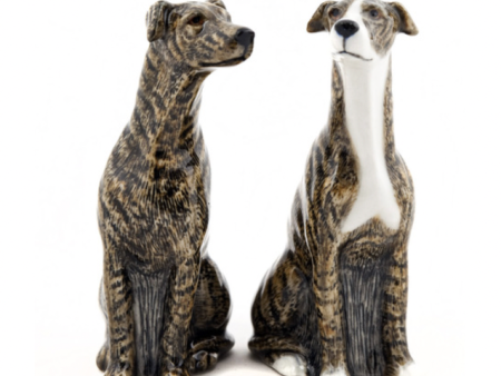 Greyhound Brindle Salt & Pepper Shakers Online Sale