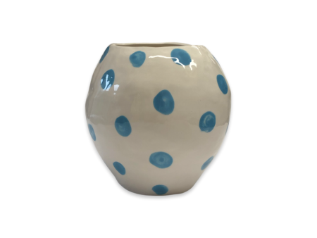 Vase with Blue Dots on Sale