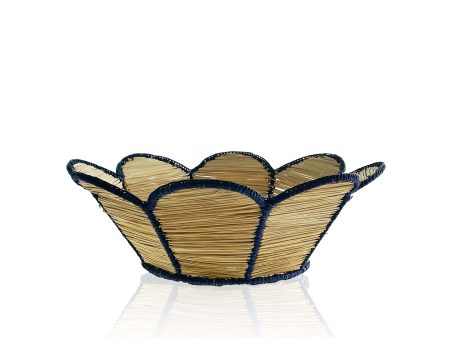 Conchita Woven Bowl - Midnight Blue on Sale