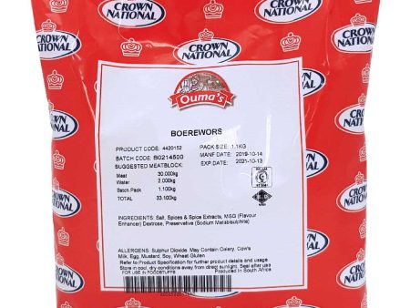 Crown National Boerewors Oumas Cheap