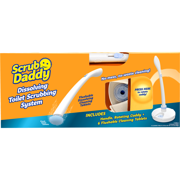 Scrub Daddy Dissolving Toilet Scrubbing System Cheap