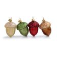 Little Acorns Bauble Set - Mixed with Green Online Sale