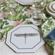 Dragonfly Hexagon Coaster Hot on Sale