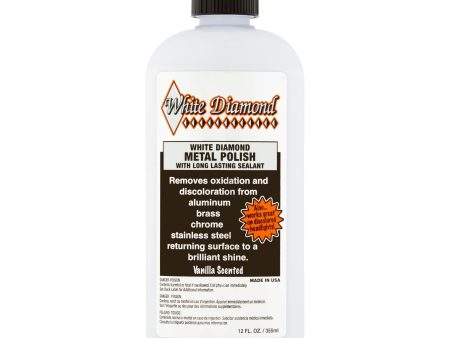 White Diamond Metal Polish with Long Lasting Sealant, 12 FL. Oz. Cheap