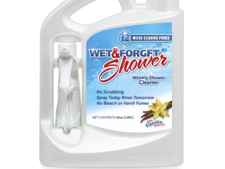 Wet & Forget Weekly Shower Cleaner, Vanilla Scent, 64 fl oz Hot on Sale